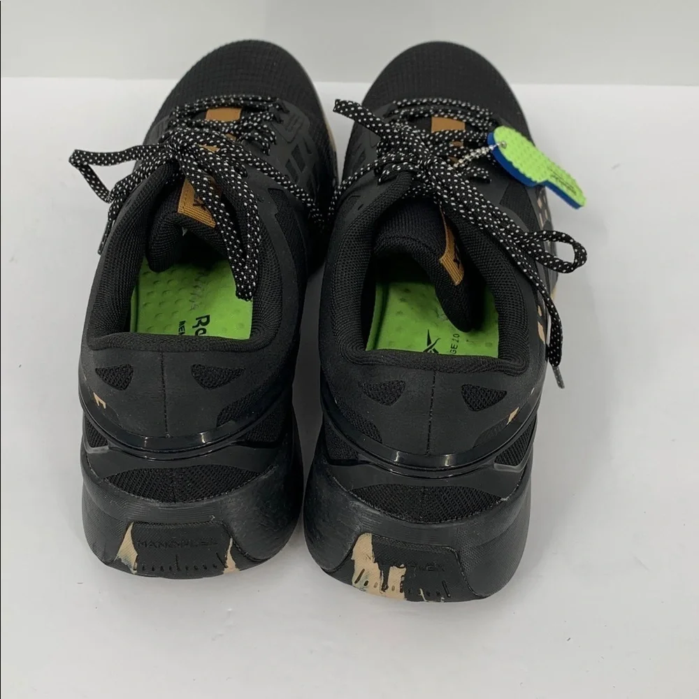 Reebok Nanoflex Work sneakers shoe composite toe RB366 lace-up black women 11